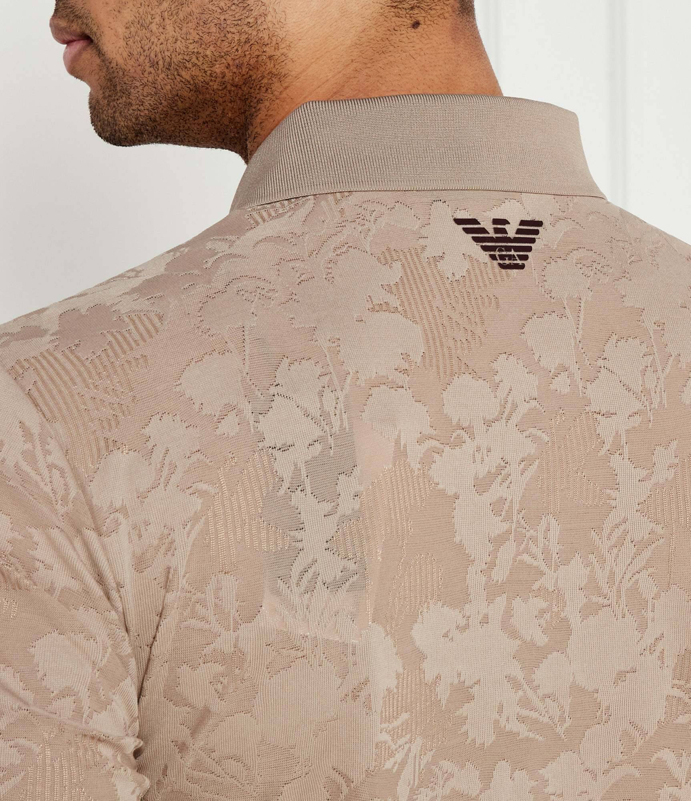 Поло EA7 - бежевый(7M000049 AF13917)