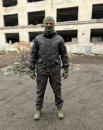 Костюм горка 6  флис осень  зима / темная олива /