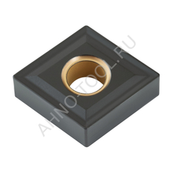 Пластина твердосплавная ISO CNMG120404-KMA ACK10E AHNO по чугуну, чистовая