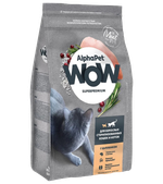 AlphaPet WOW Sterilised для кошек с цыпленком 750гр.