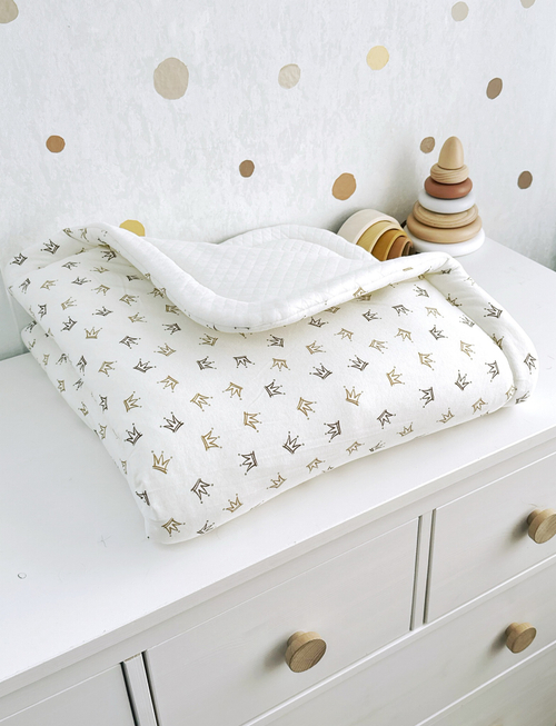 Одеяло из капитония «Короны» (золотисто-бежевые)