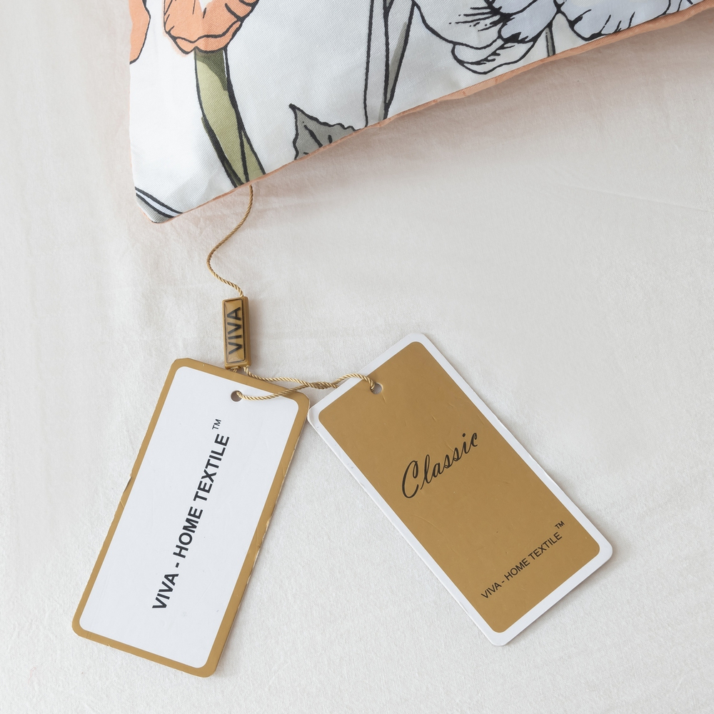 Комплект постельного белья Люкс Сатин 100% хлопок на резинке AR338