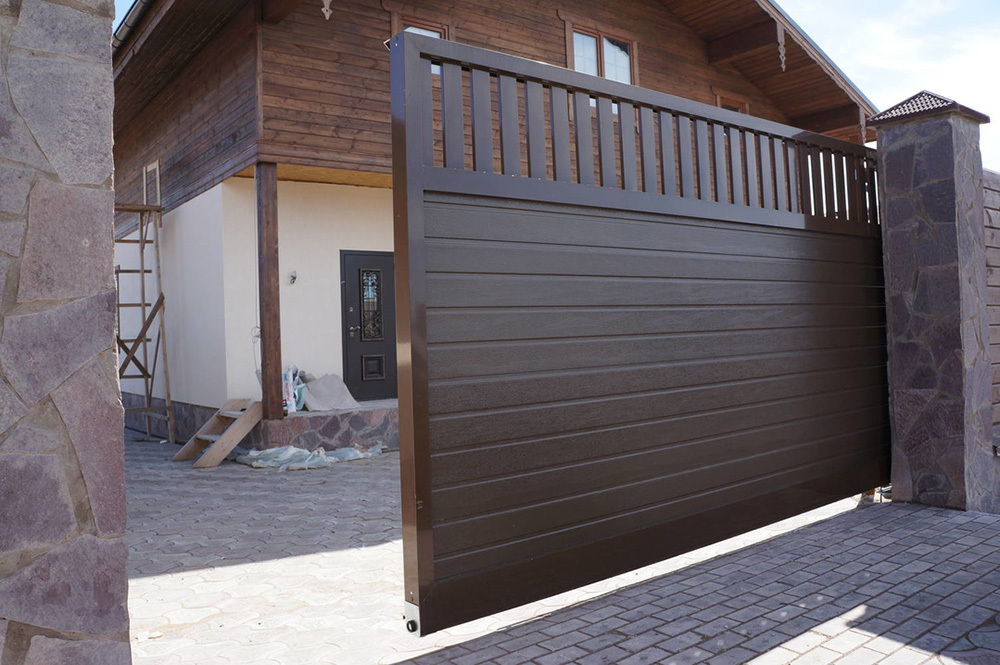 Ворота откатные кованые 25