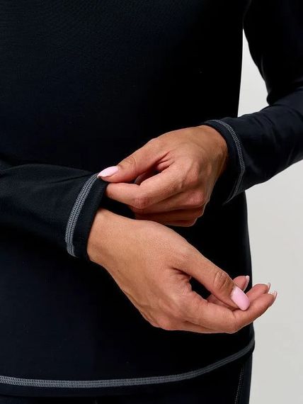 Футболка рашгард лонгслив Sargan Скелетон-Сап Худи UPF 50+ черный