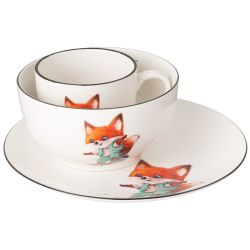 НАБОР ПОСУДЫ LEFARD ЛОВКИЙ И СМЕЛЫЙ, 3 ПР.: САЛАТНИК 470МЛ, ТАРЕЛКА 20СМ, КРУЖКА 220МЛ