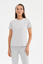 23520 Футболка женская (серый)