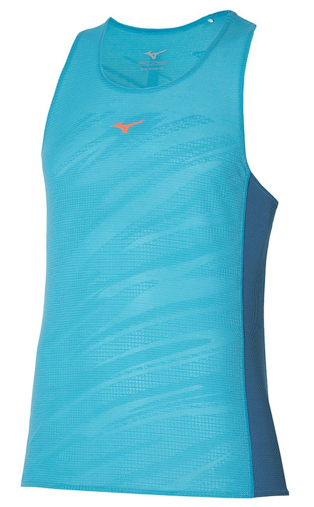 Мужская теннисная футболка Mizuno Aero Tank - maui blue