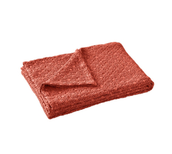 Покрывало EVEREST TERRACOTA теракотовый пике Blanc des Vosges 240x260 Терракотовый