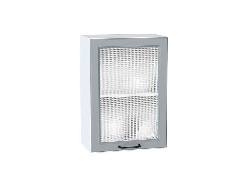 Шкаф верхний с 1-ой остекленной дверцей Ницца