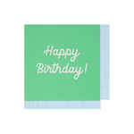 Салфетки большие цветные "Happy Birthday" 16 шт.