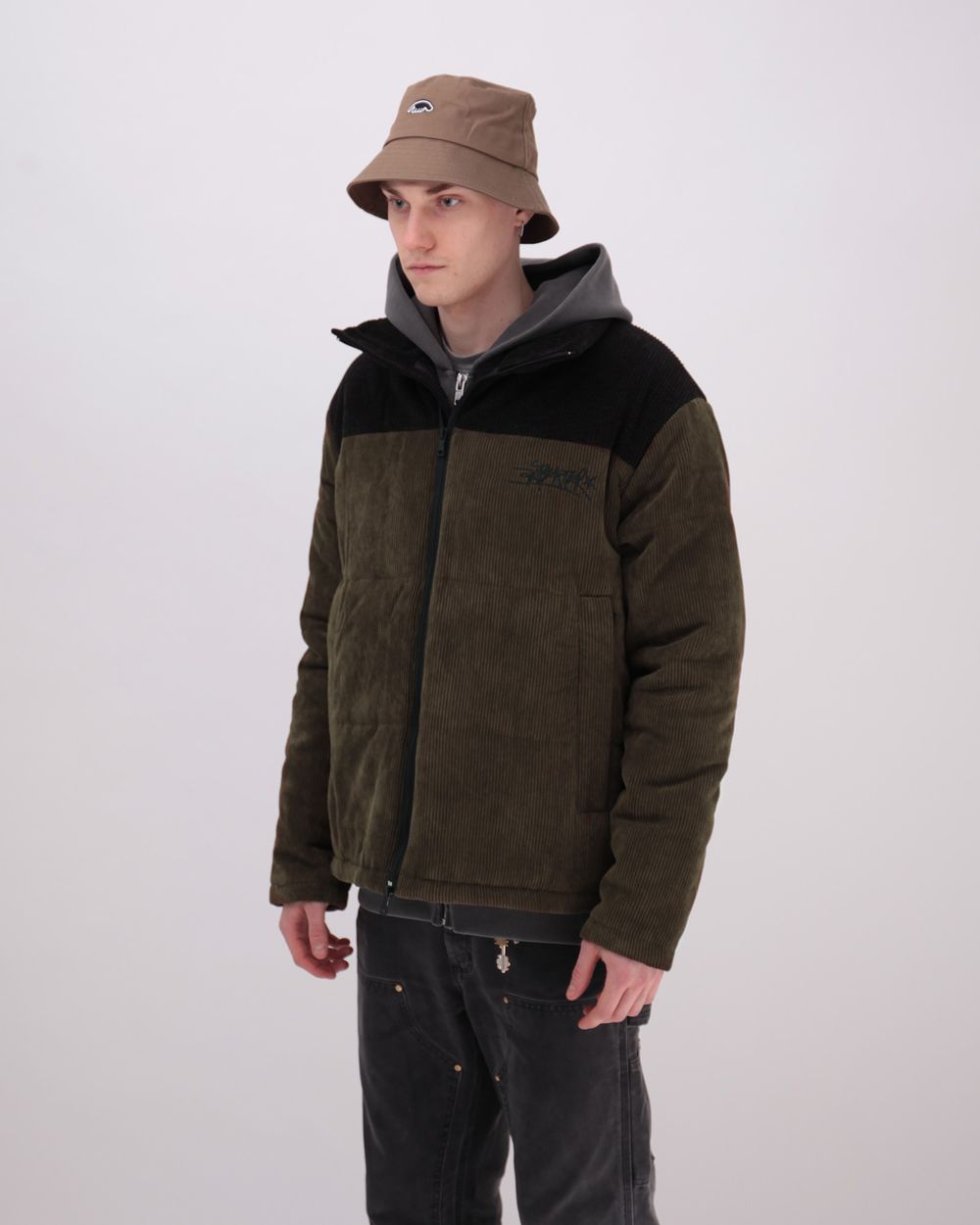 Пуховик Anteater Downlight Velvet Хаки