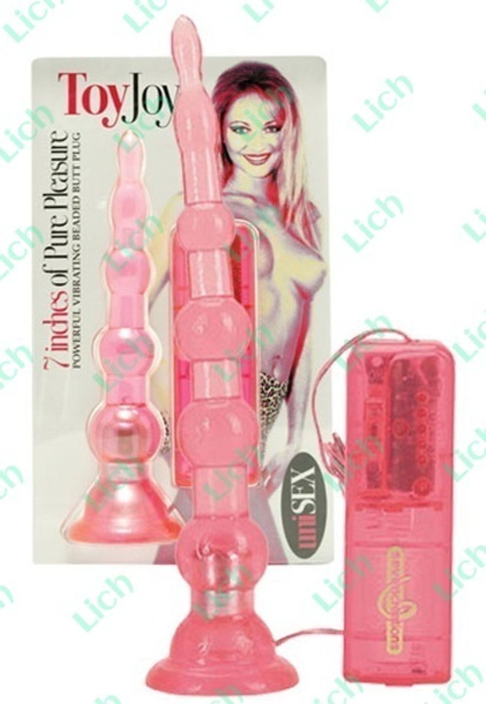 Анальная пробка Елочка с вибратором