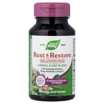 Nature's Way, Rest & Restore, без мелатонина, 30 капсул