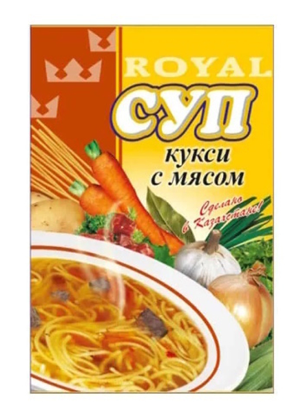 Суп Кукси с мясом 65г. Роял Фуд