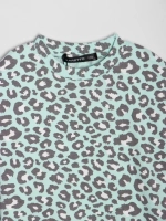 Футболка для девочки леопард
