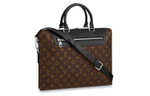 LOUIS VUITTON Calfskin Briefcase, Laptop Bag, Shoulder Bag, Crossbody Bag, Handbag Large Men"s