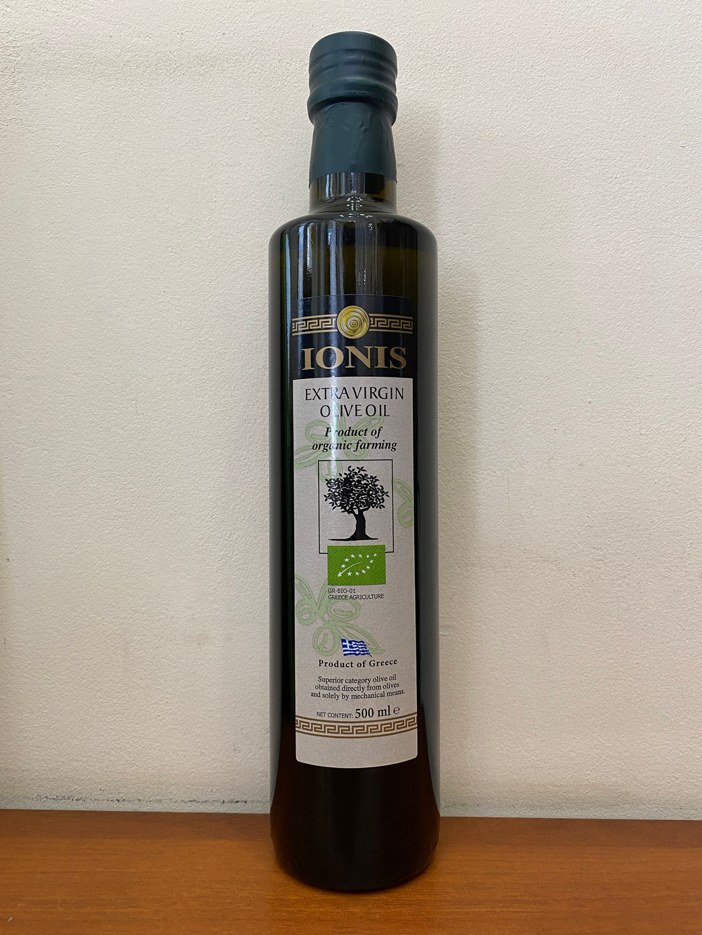 Оливковое Масло греческое IONIS Organic (Bio) Extra Virgin Органическое 500 мл Греция