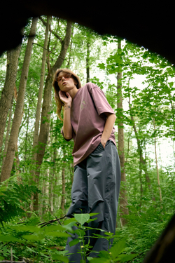 Футболка Nothomme Blue Retro Mountain Print Coolmax Pro T-Shirt "Gray Rose"