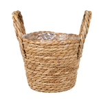 Кашпо плетеное "Сафари" с ручками, Д175 Ш175 В160, натуральный Lishan-07 S