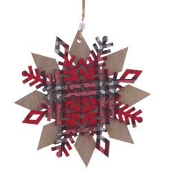 GAEM Украшение новогоднее "Снежинка", L15 W0,6 H15,5 см, 3в.