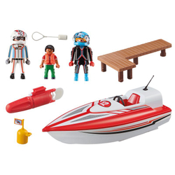 Playmobil - Моторная лодка с подводным двигателем 70744