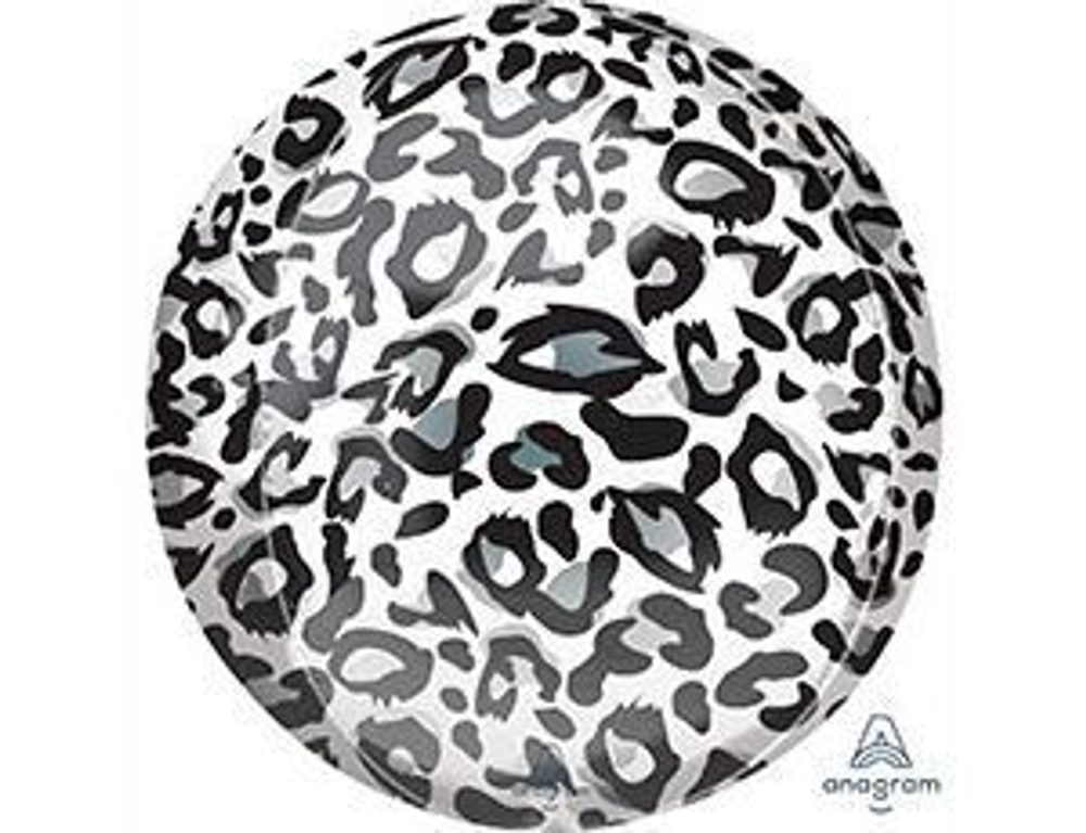 А 3D СФЕРА Б/РИС 16" Снежный барс Сафари