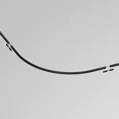 Коннектор радиусный D900 накладной Levity черный Technical tra184-r900-11b-1