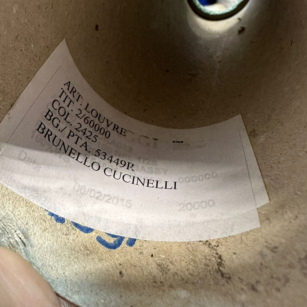 LOUVRE - CARIAGGI for Brunello Cucinelli; 90% меринос, 10% кашемир; 3000м/100гр; part.53449R; col. 2425, цвет: тосканская ночь (темно синий)