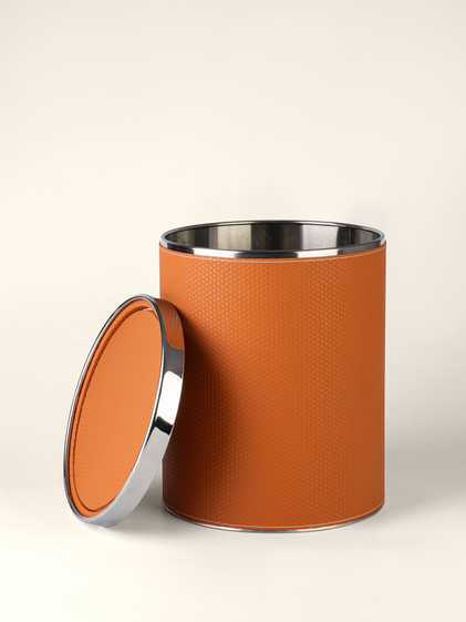 Ведро с крышкой Оранжевое