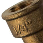 Угольник STOUT 1/4" ВР/НР с упором