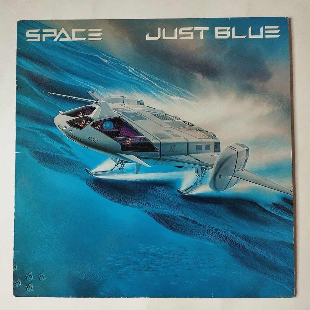 Винтажная виниловая пластинка LP Space Just Blue (UK 1979)
