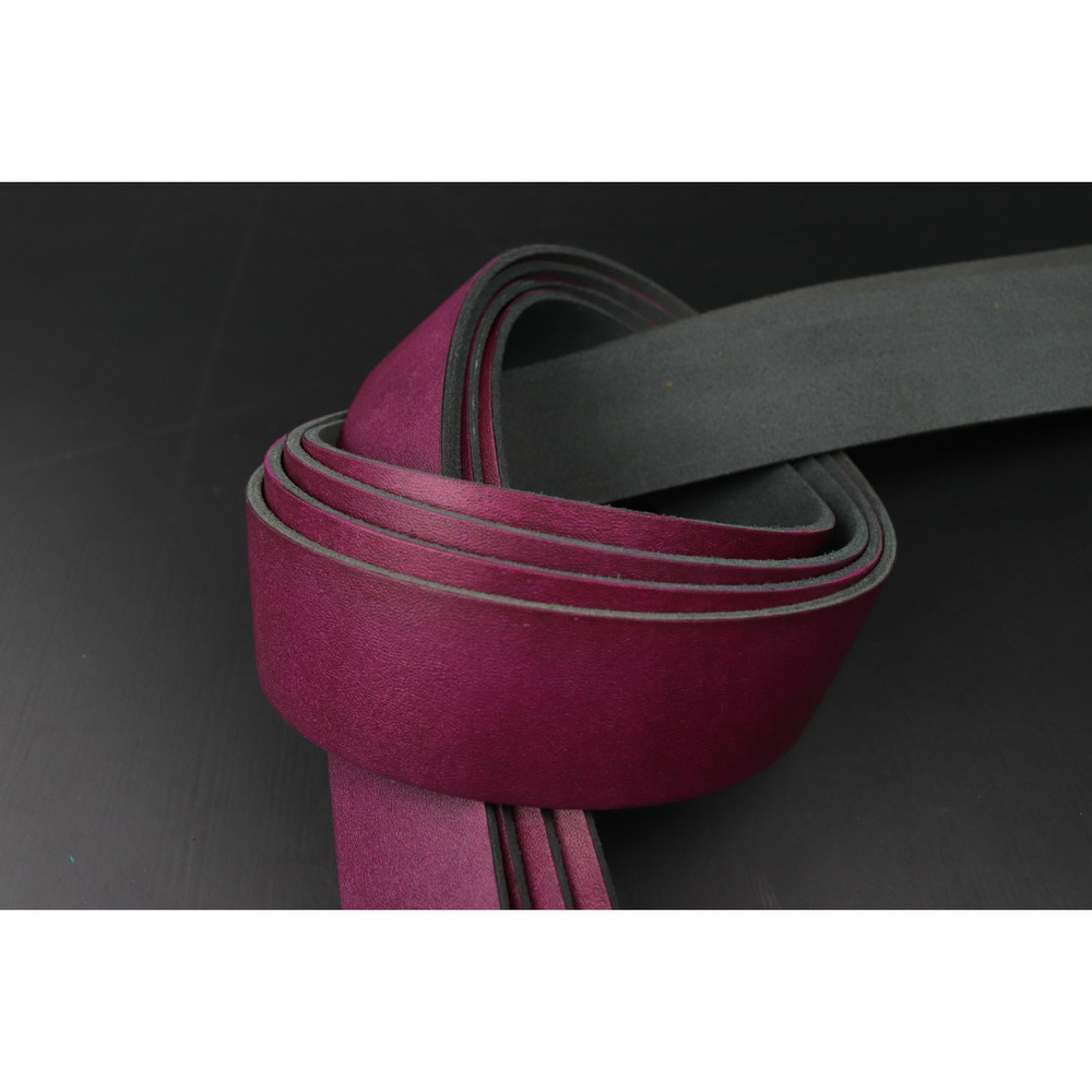 Ременная заготовка пурпурная с лицевой отделкой + Плита Пылевидная