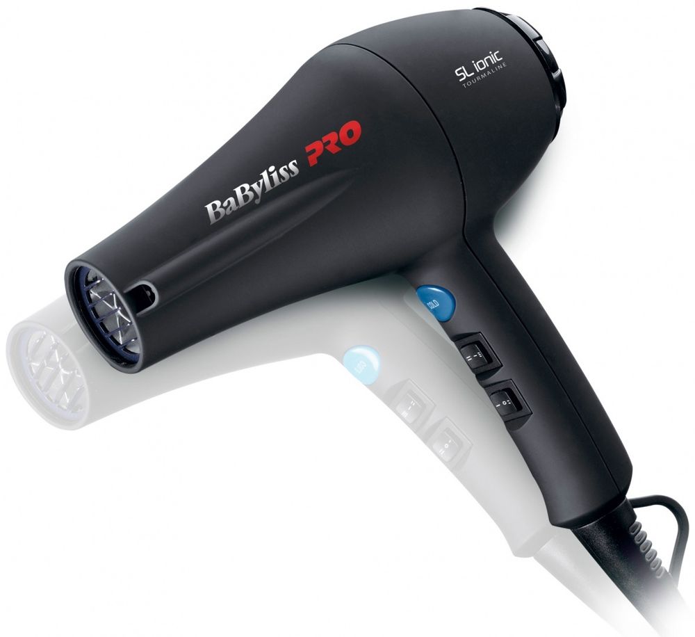Профессиональный фен BaByliss PRO Tourmaline Сeramic Sl Ionic Soft touch BAB5586E - 4