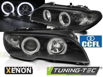 Передние фары Angel Eyes для BMW 3 E46 Coupe