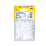 КРЕСТИК СТРОЙБАТ Д/КАФЕЛЬНОЙ ПЛИТКИ 3,0 ММ 100ШТ 1479