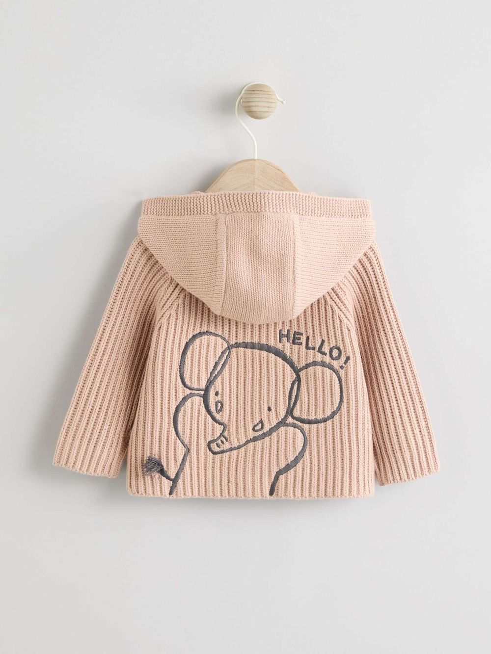 Кардиган с капюшоном для малышей Next Q61-212, Бежевый