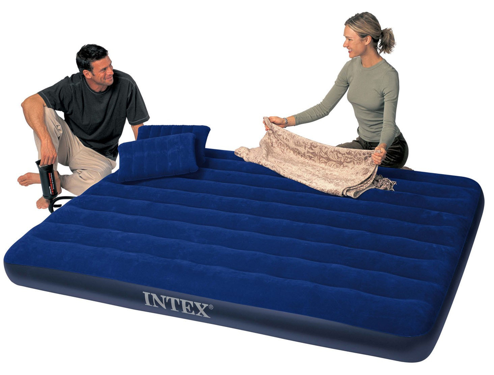 Надувной матраc intex Royal Blue Queen, 152х203х25см.