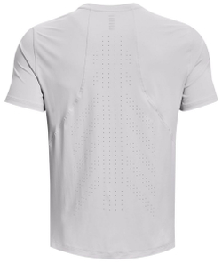Мужская теннисная футболка Under Armour Men's UA Iso-Chill Run Laser Short Sleeve - серый