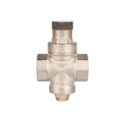 Регулятор давления поршневой ROMMER - 3/4" (ВР/ВР, PN16, Tmax 100°C, настройка 1-6 бар)