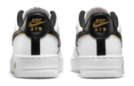 Nike Air Force 1 Low LV8 splash ink non-slip low-top sneakers GS black and white gold