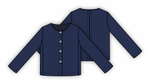 Школьный жакет "Шанель" Dark blue