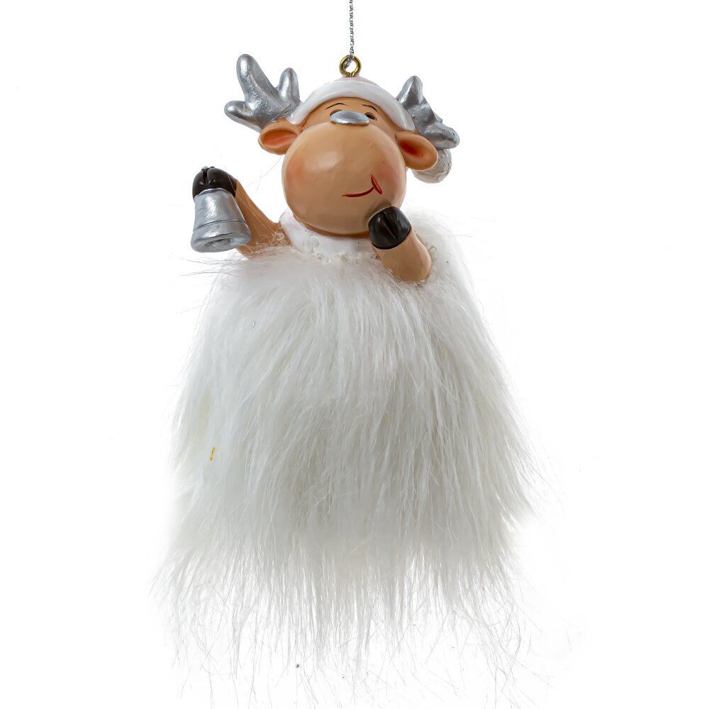 GAEM Фигурка декоративная подвесная "Олень", L6 W6 H10 см, 2в.