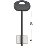 Заготовка сувальдного ключа 10653 МЕТТЭМ-15 MET15DP (60.1ПЛ)