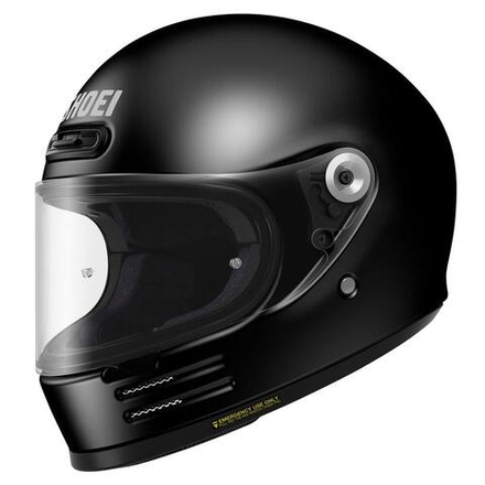 SHOEI Шлем мотоциклетный в стиле ретро GLAMSTER 06 CANDY черный