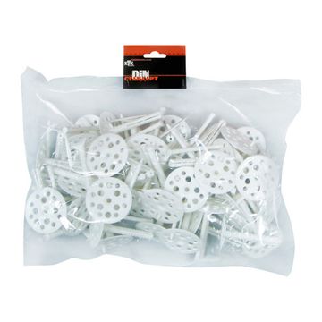 Дюбель гвоздь гриб 10х90 для изоляции с металл гвоздем