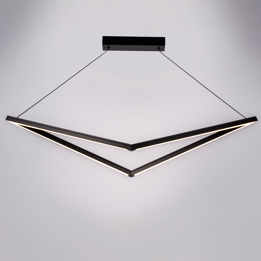 739297 Люстра PALLA 32W LED 1280LM ЧЕРНЫЙ 3000K