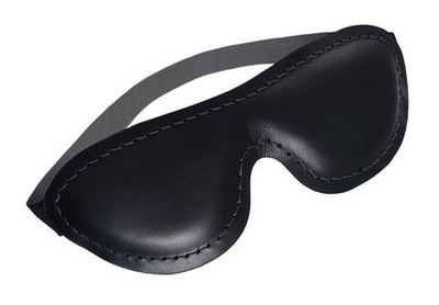 Черная мягкая закрытая маска на глаза (Цвет: черный)