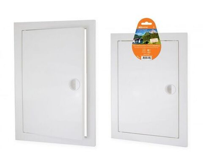 Люк ревизионный с ручкой 300х400, белый TDM