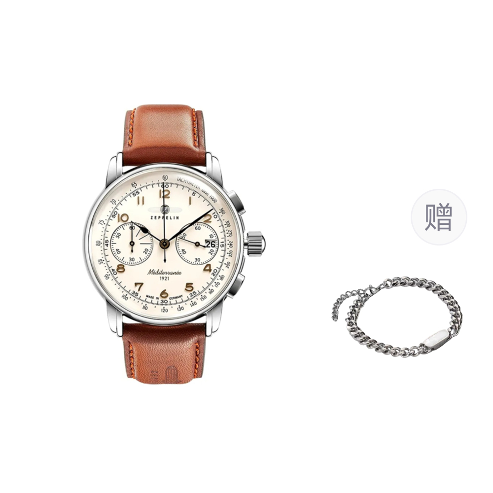 ZEPPELIN Quartz Movement Men"s Watches Watch Mother of Pearl Color Watch Dial