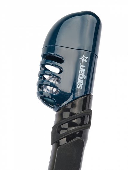 Набор маска+трубка в сумке Sargan Сталкер-Н темно-ультрамариновый/черный